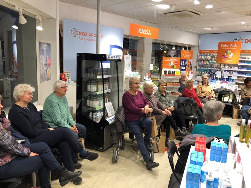 Medlemsmöte med Apotek Doz i Enköping
